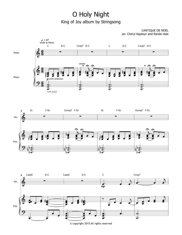 O Holy Night by Stringsong-01 O Holy Night by Stringsong-01